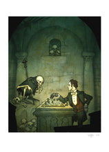 Load image into Gallery viewer, CHESS WITH DEATH - LIMITED EDITION GICLÉE PRINT
