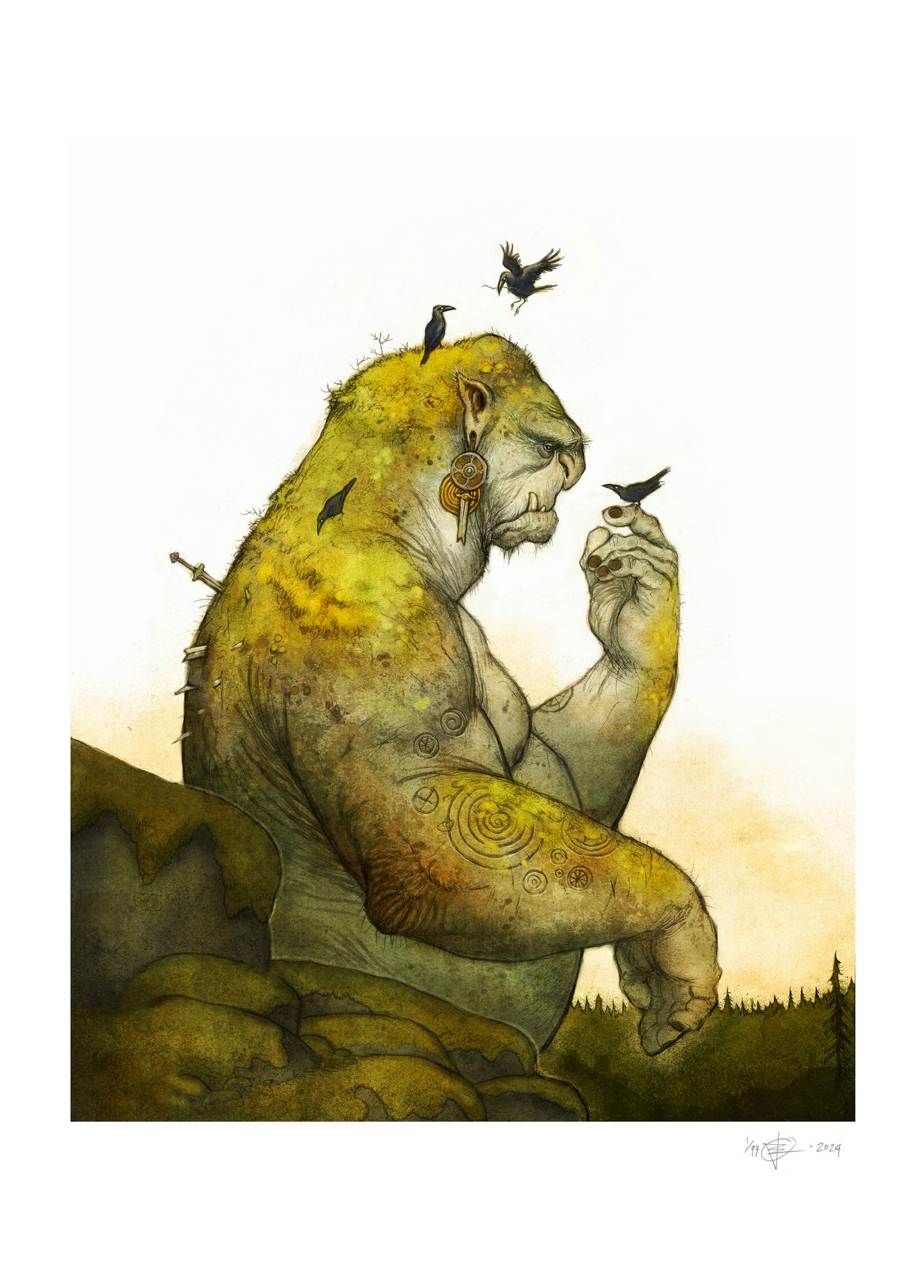 THE GIANT - LIMITED EDITION GICLÉE PRINT