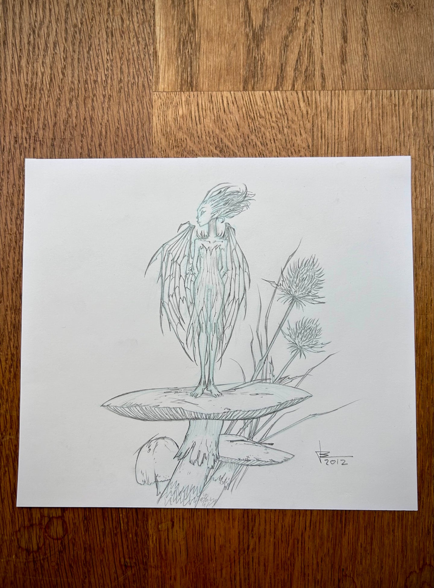 TOADSTOOL FAIRY - ORIGINAL ARTWORK