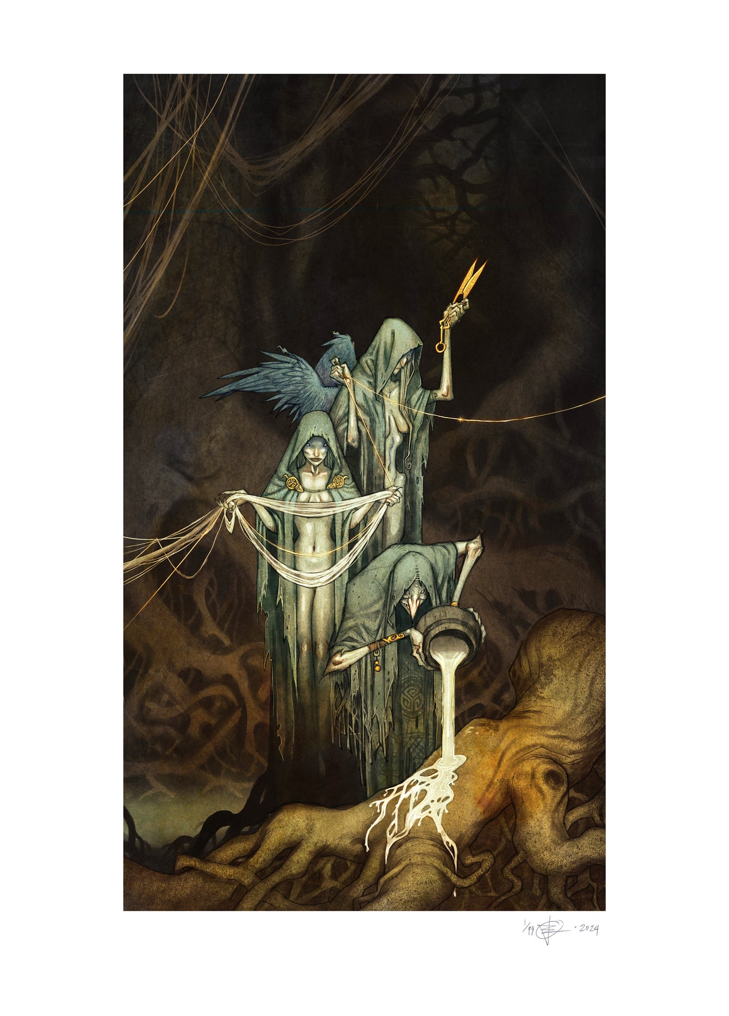 THE NORNS - LIMITED EDITION GICLÉE PRINT